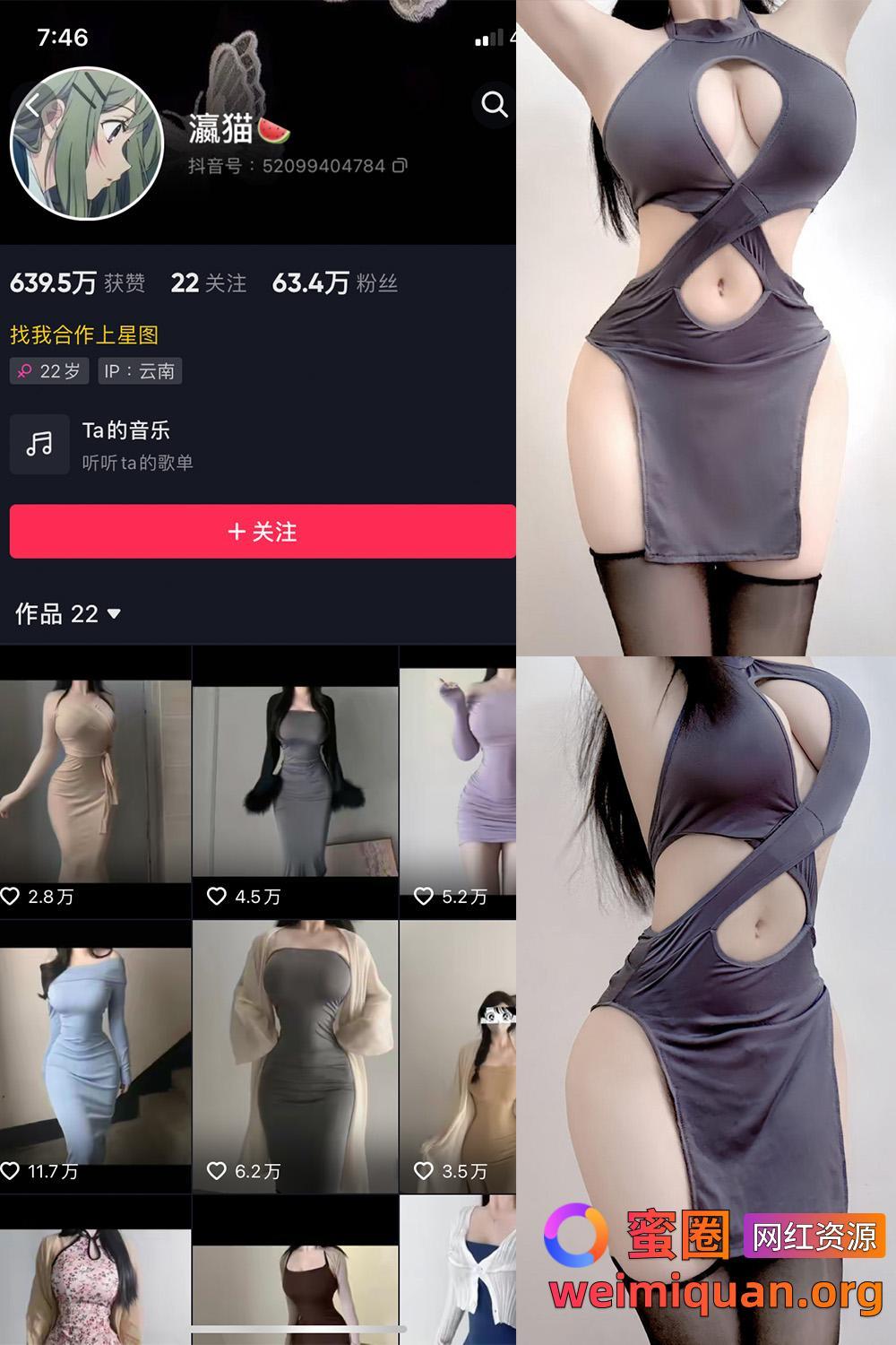 抖音大雷细腰网红 瀛猫 微密圈 觅圈 资源合集 NO.051期 【5P4V】最新至：2024.5.9资源在线观看