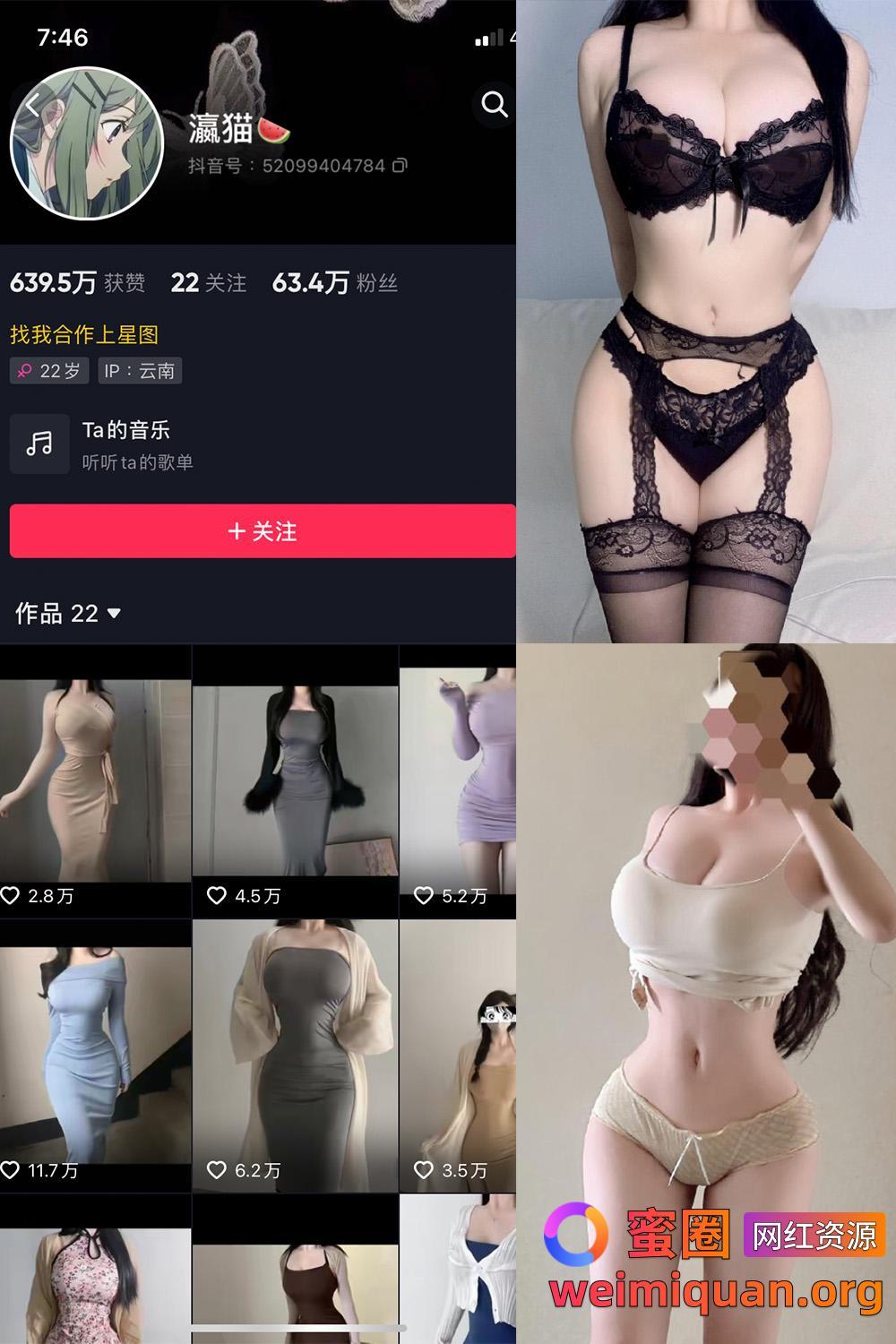 抖音大雷细腰网红 瀛猫 微密圈 觅圈 资源合集 NO.040期 【14P1V】最新至：2024.3.28资源在线观看