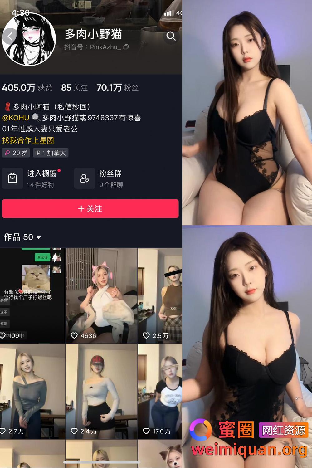 抖音女网红吃瓜黑料 觅圈 多肉小野猫 微密圈 NO.032期 【2V】资源在线观看