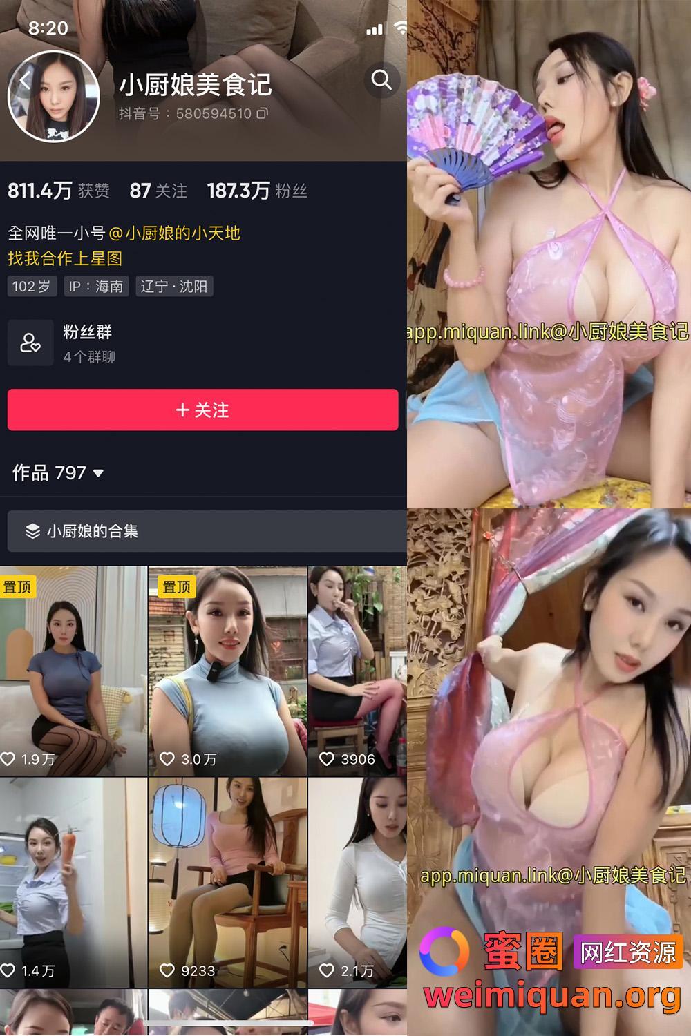 抖音女网红吃瓜黑料 铁粉空间 觅圈 视频写真 小厨娘美食记 微密圈 NO.027期 【2V】资源在线观看
