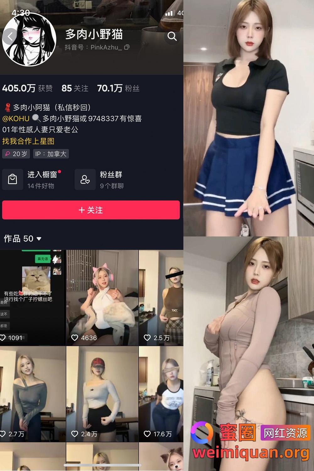 抖音女网红吃瓜黑料 觅圈 多肉小野猫 微密圈 NO.037期 【5V1P】资源在线观看