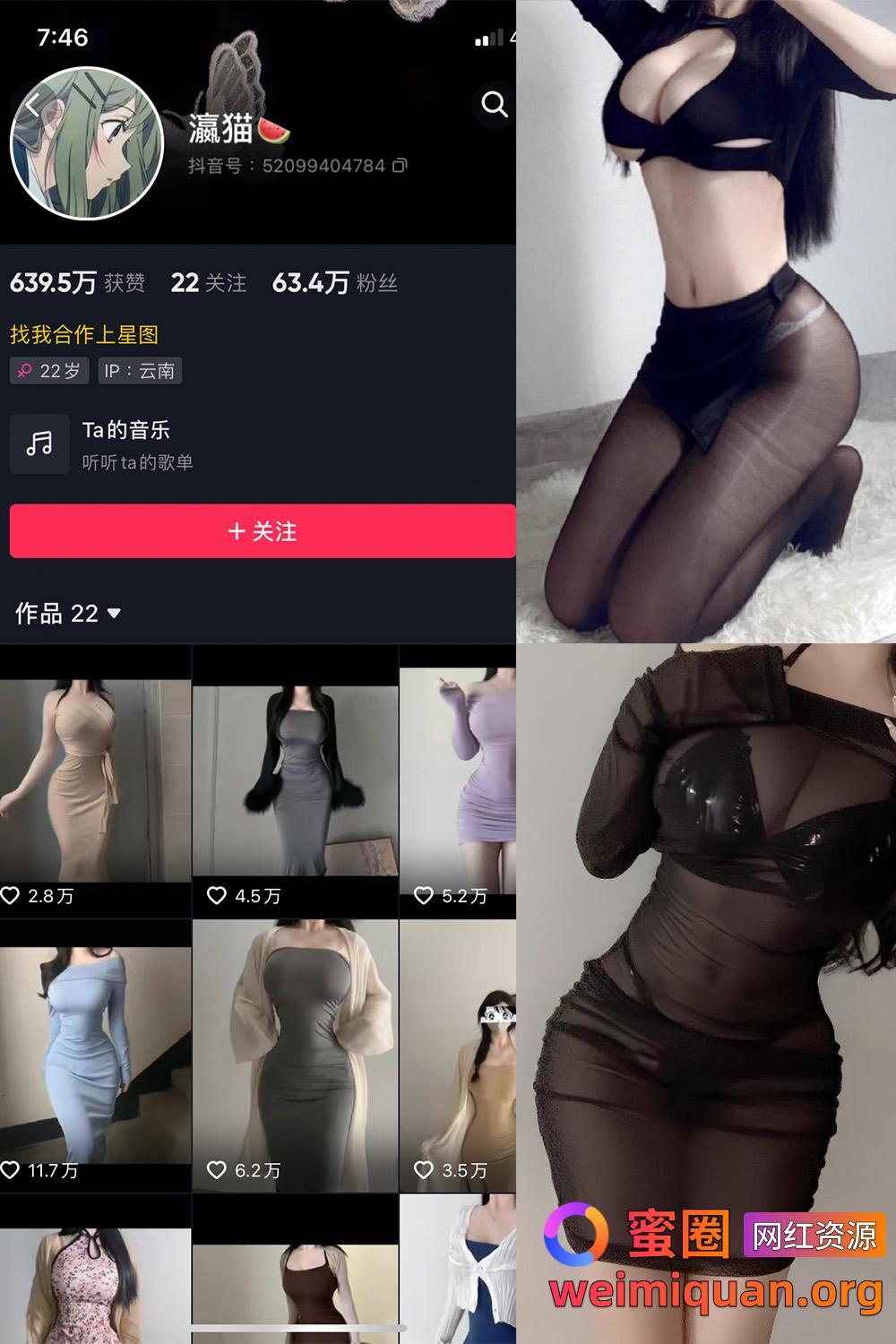 抖音大雷细腰网红 瀛猫 微密圈 觅圈 资源合集 NO.036期 【24P2V】最新至：2024.3.7资源在线观看