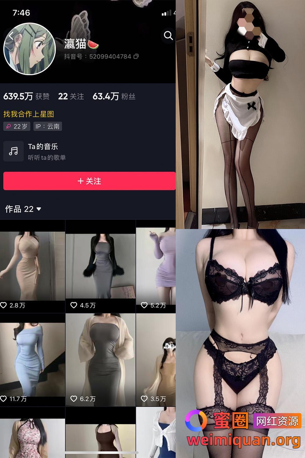 抖音大雷细腰网红 瀛猫 微密圈 觅圈 资源合集 NO.041期 【9P2V】最新至：2024.4.3资源在线观看