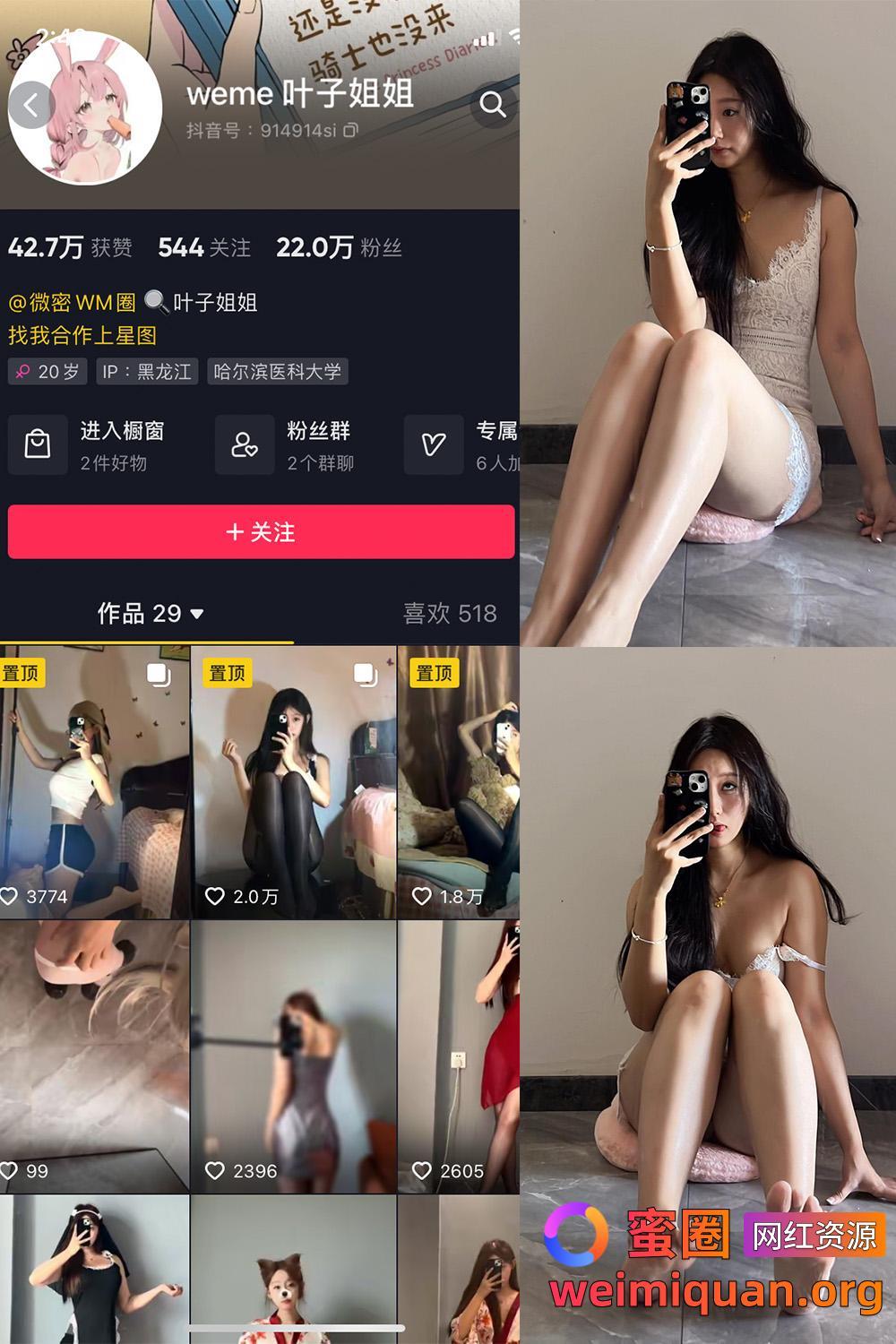 抖音 叶子姐姐 叶宝超甜 微密圈 觅圈 网红吃瓜 私密福利资源 NO.022期 【17P9V】资源在线观看