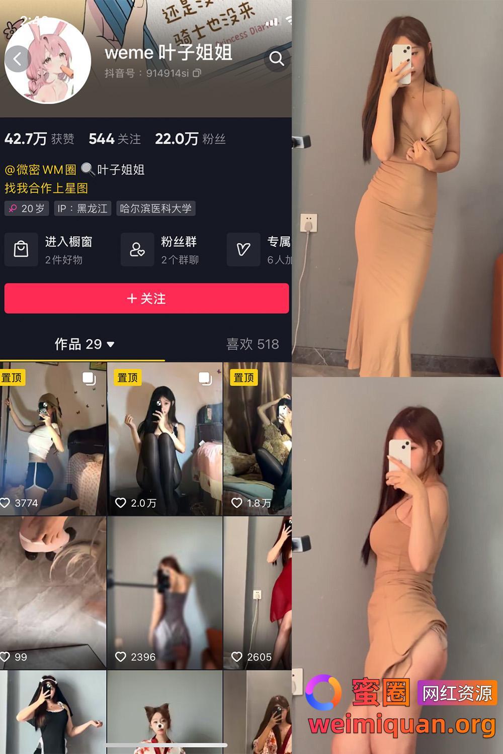 抖音 叶子姐姐 叶宝超甜 微密圈 觅圈 网红吃瓜 私密福利资源 NO.009期 【22P8V】资源在线观看