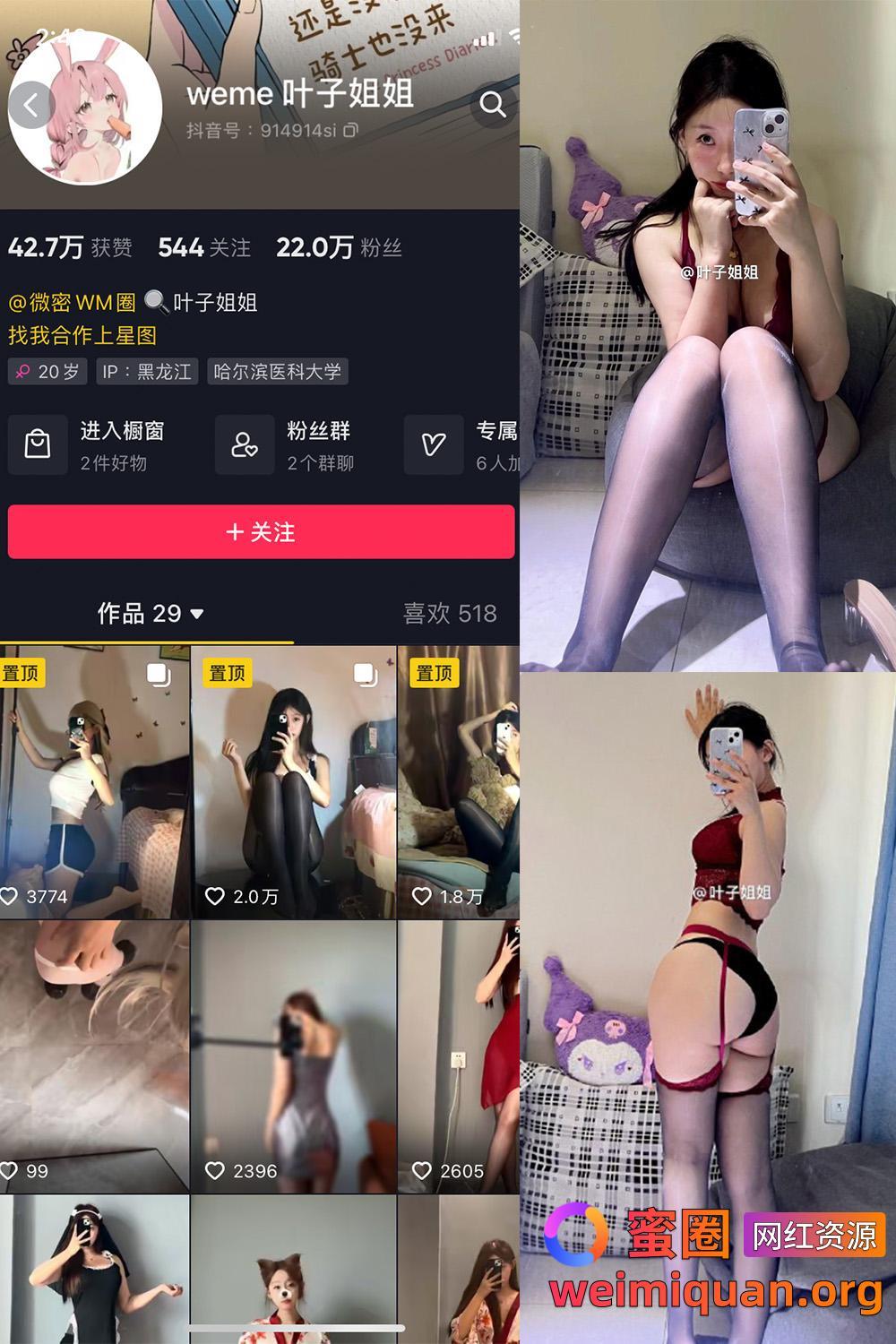 抖音 叶子姐姐 叶宝超甜 微密圈 觅圈 网红吃瓜 私密福利资源 NO.025期 【35P3V】最新至：2025.1.9资源在线观看