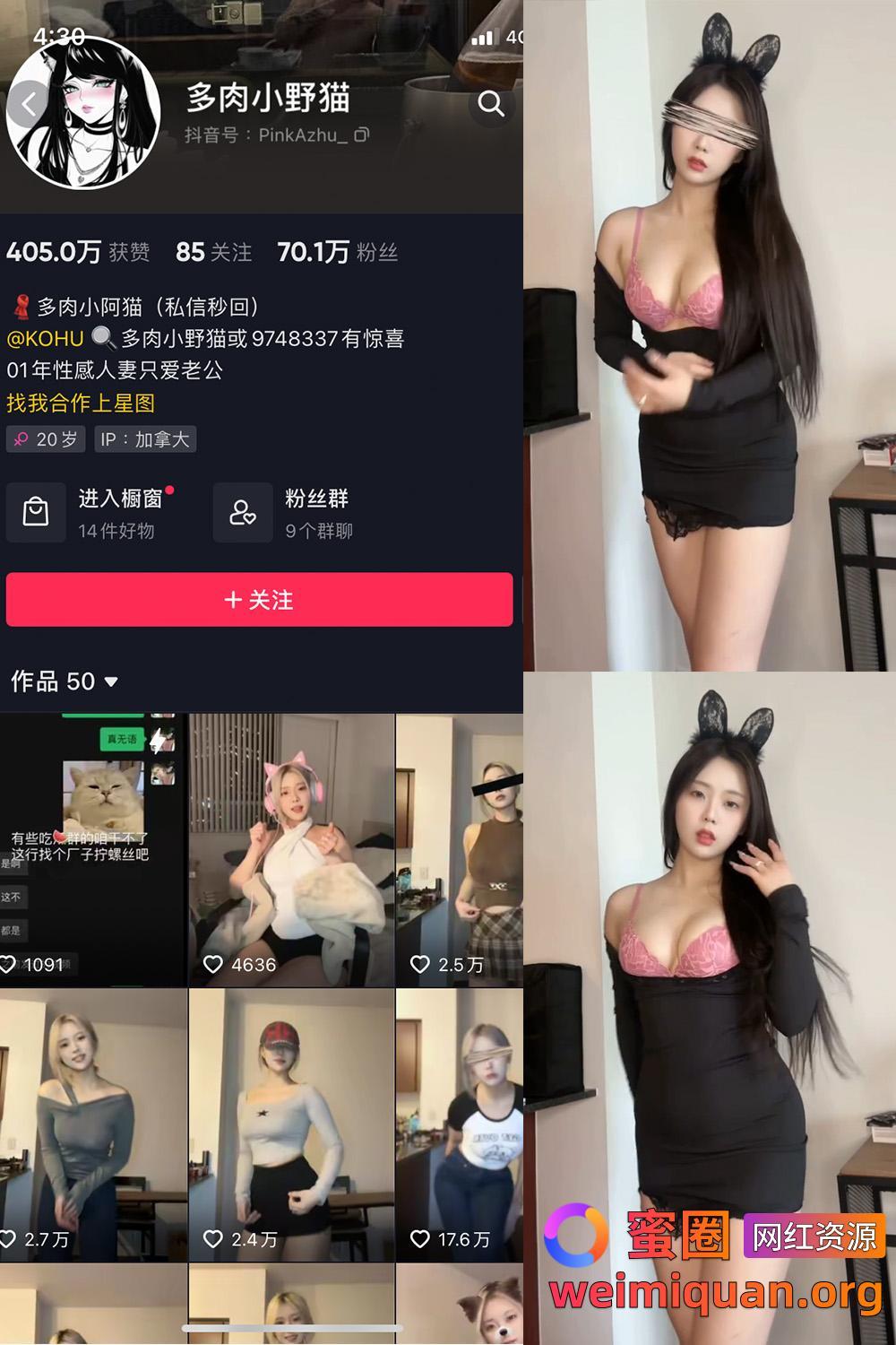 抖音女网红吃瓜黑料 觅圈 多肉小野猫 微密圈 NO.025期 【1V】资源在线观看