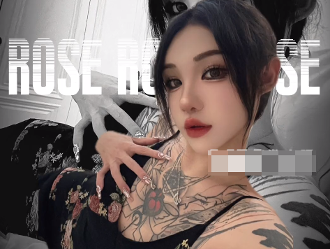 抖音甜妹本妹微密圈图片精选作品分享，纹身艺术型网红？