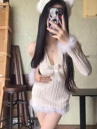 陈不凡超甜微密圈作品展示，迷人颜值与令人赞叹的身材